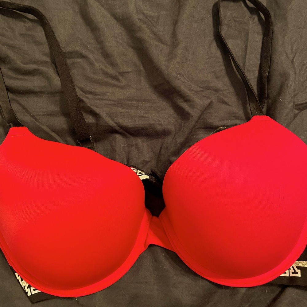 VS PINK Red Bra 34D